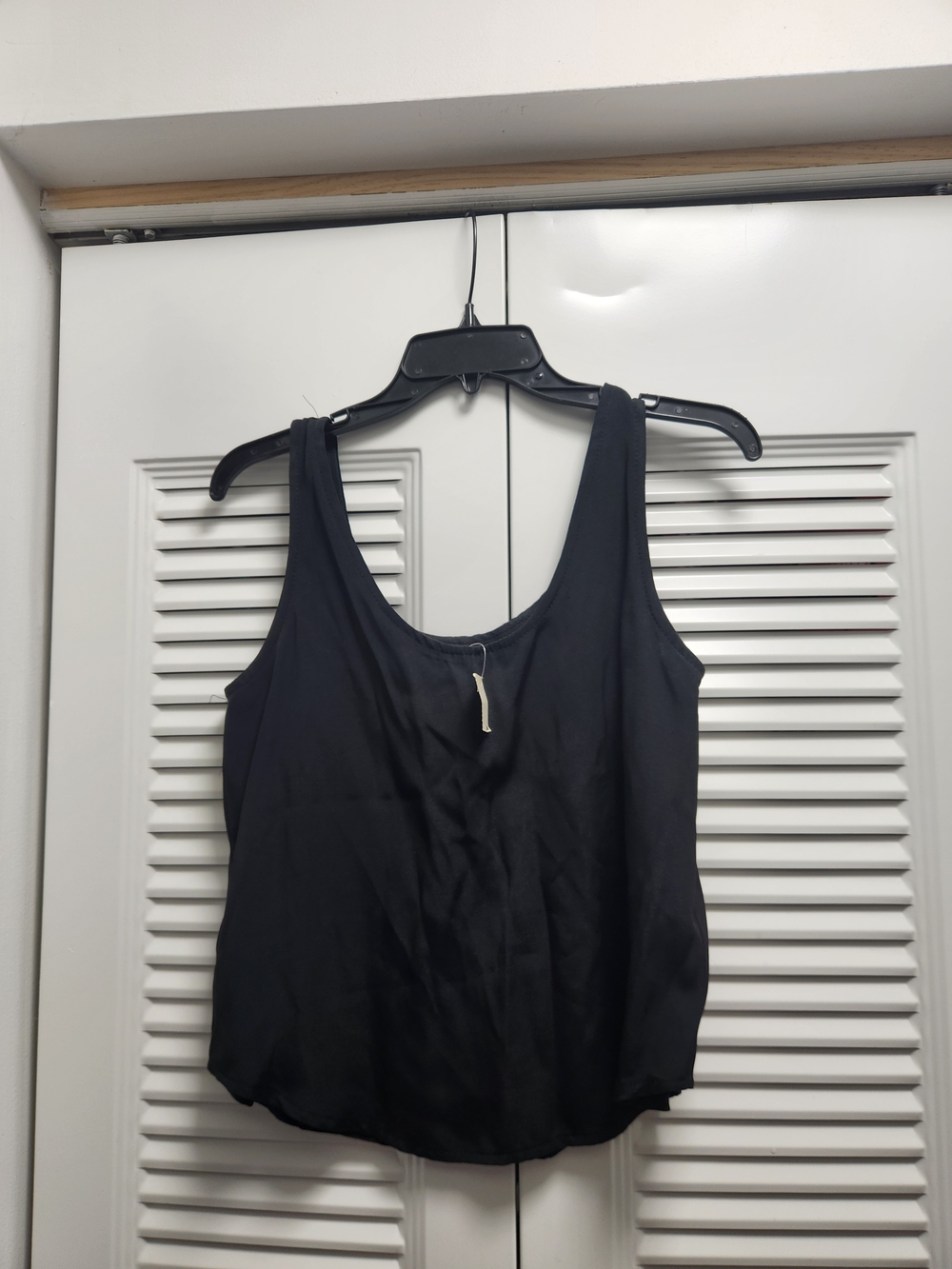 Francine Browner Black Sleeveless Tank Top Blouse Women’s Size S NWT